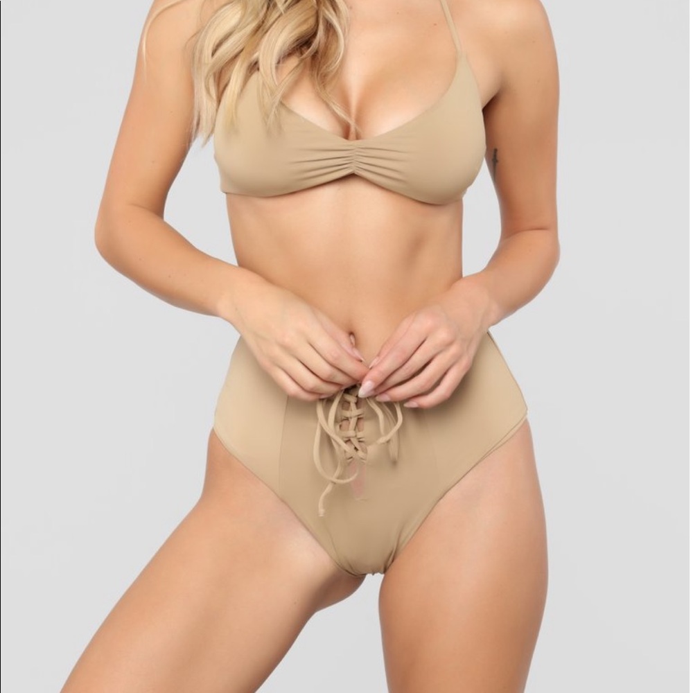 Nude Strappy Bikini
